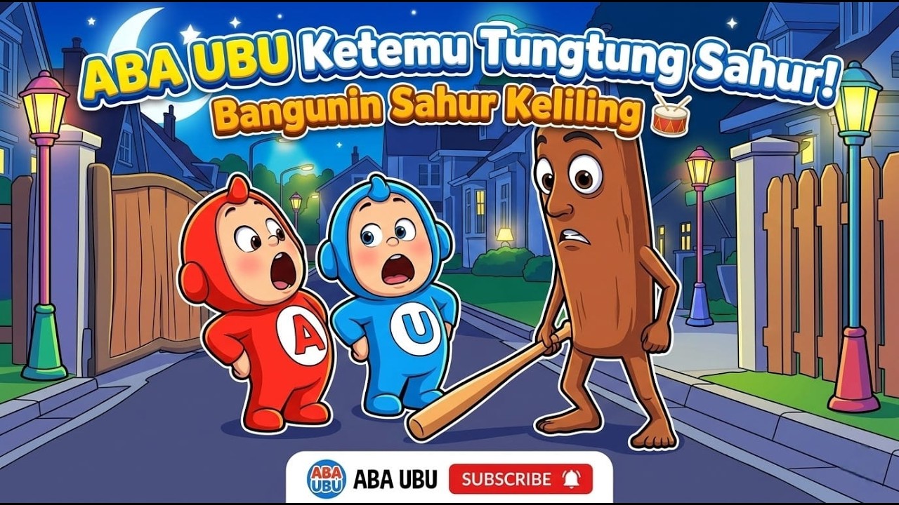 ABA UBU Ketemu Tungtung Sahur! 🥁 Bangunin Orang Sahur Keliling Kampung