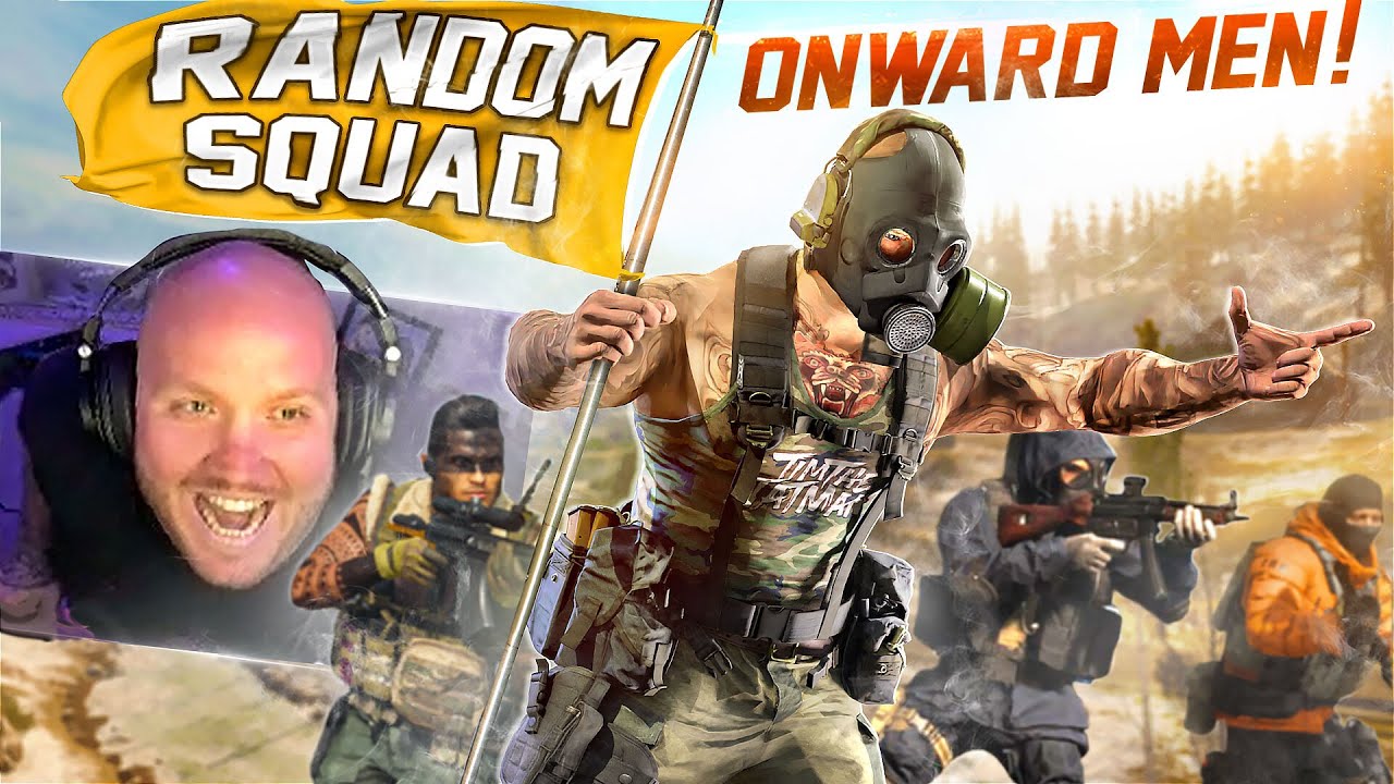 WINNING WITH A RANDOM SQUAD IN WARZONE!