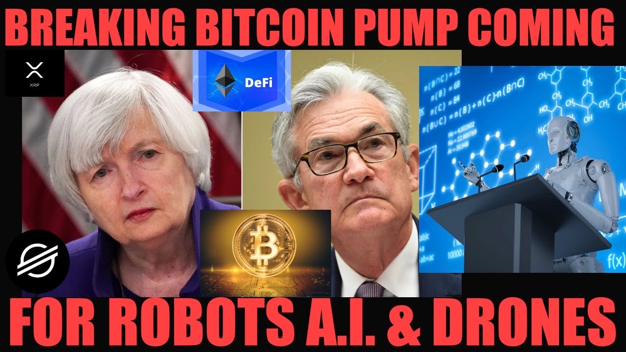 BREAKING NEWS! BITCOIN PUMP COMING FOR ROBOTS A.I. & DRONES