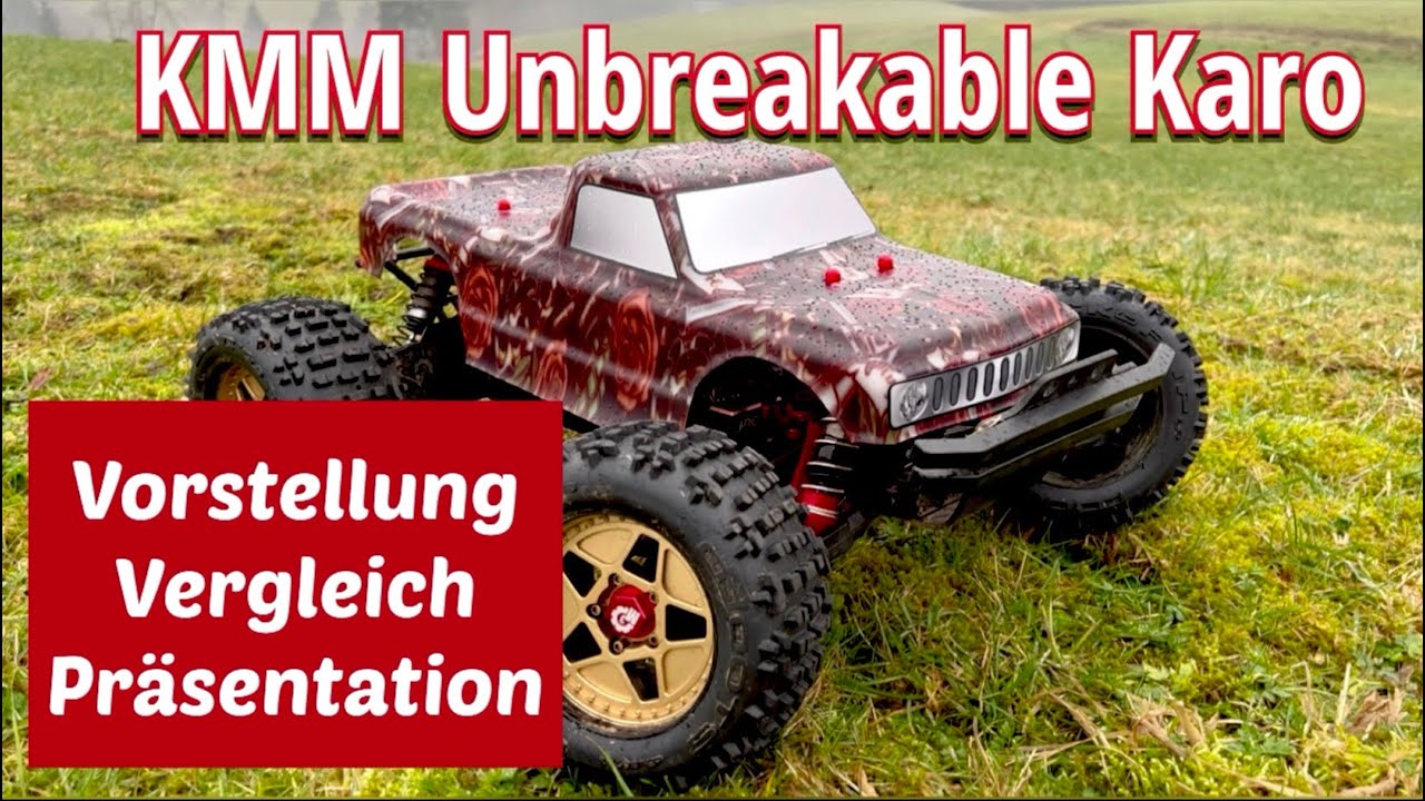 KMM Unbreakable Karo Präsentation - Vergleich mit ProbodyRc und Basherbodys [German]
