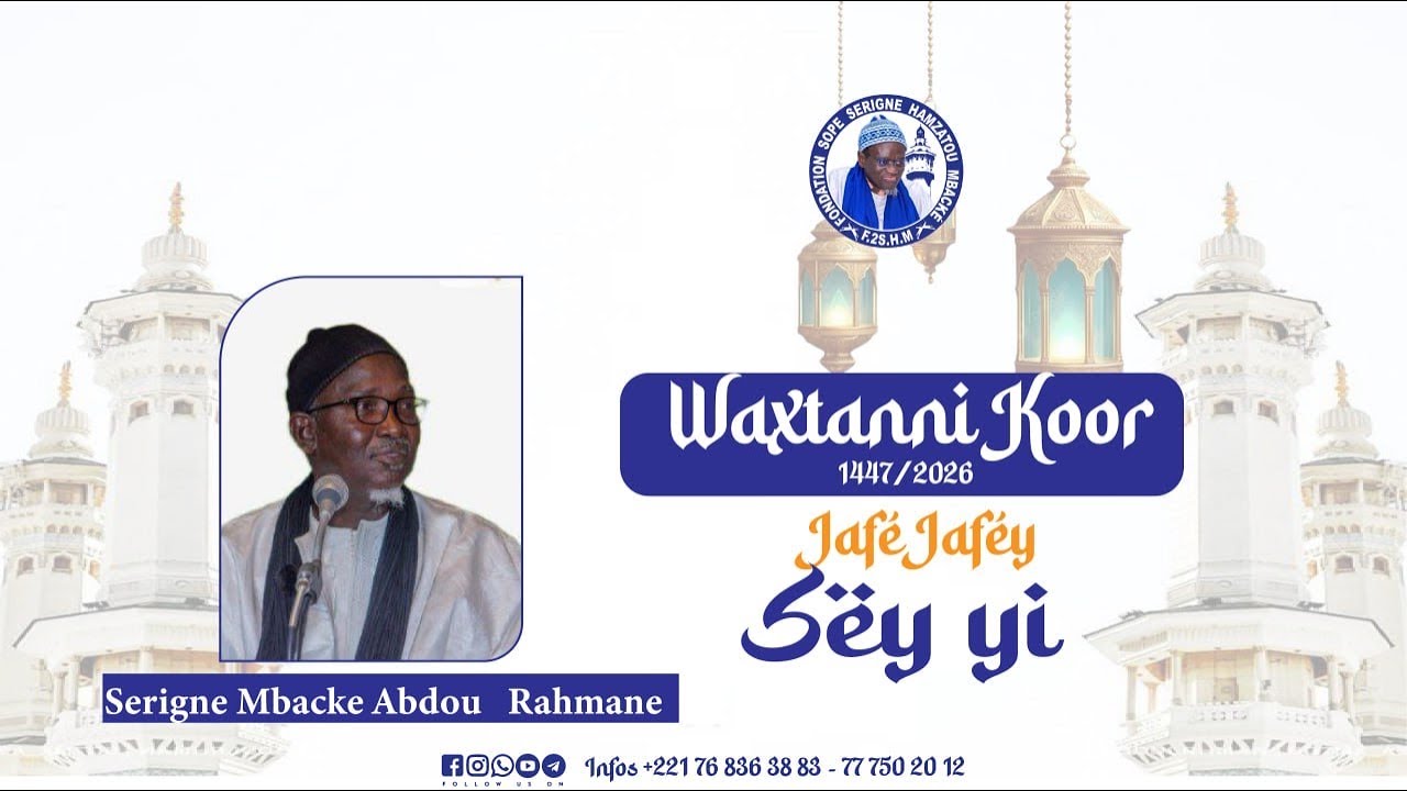 Waxtanu koor jafe jafey sëy ak Seriñ mbakke Abdou Rahmane cëy Lou Matt’s xam 😭😭😢