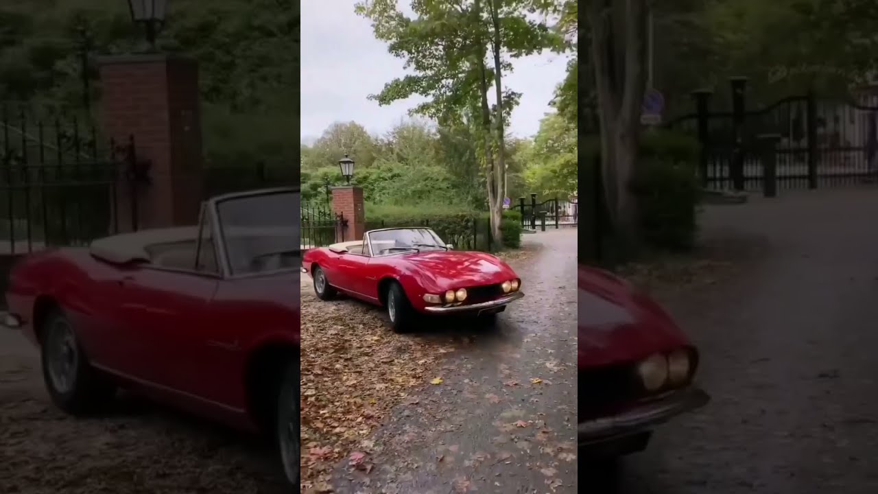 Perfect Ride.Fiat Dino Spider Ferrari-Engined.#fiat #fiatdino  #ferrari #italiancar #classiccar