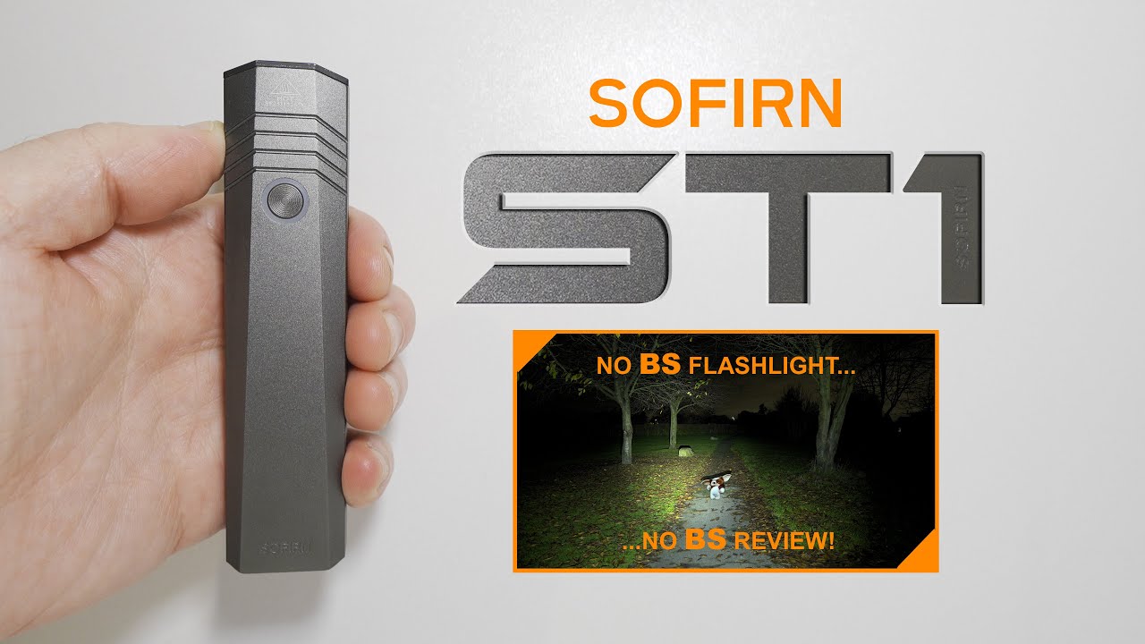 SOFIRN ST1 - No BS 1500 lumens Type-C rechargeable flashlight!!!