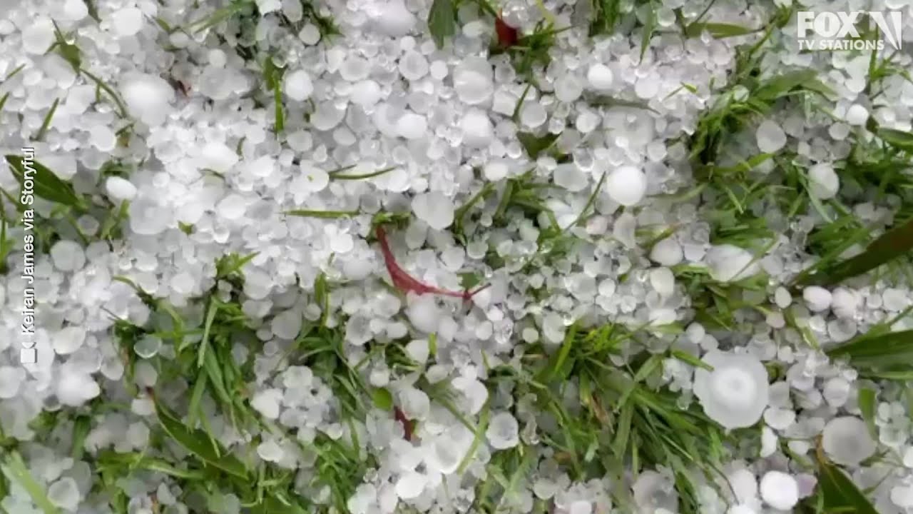 Record Australia hail