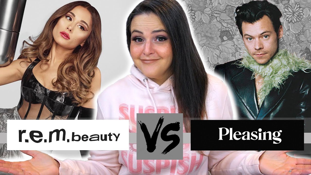 Who Did It Better? Harry Styles' Pleasing vs Ariana Grande's REM Beauty | Jen Luv