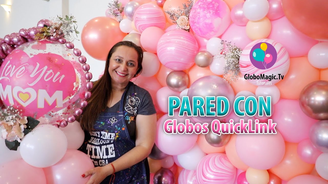 TUTORIAL DE TEXTURAS E IDEAS PARA PARED QUICK LINK CON GLOBOS🎈BACKDROP PARA FOTOS