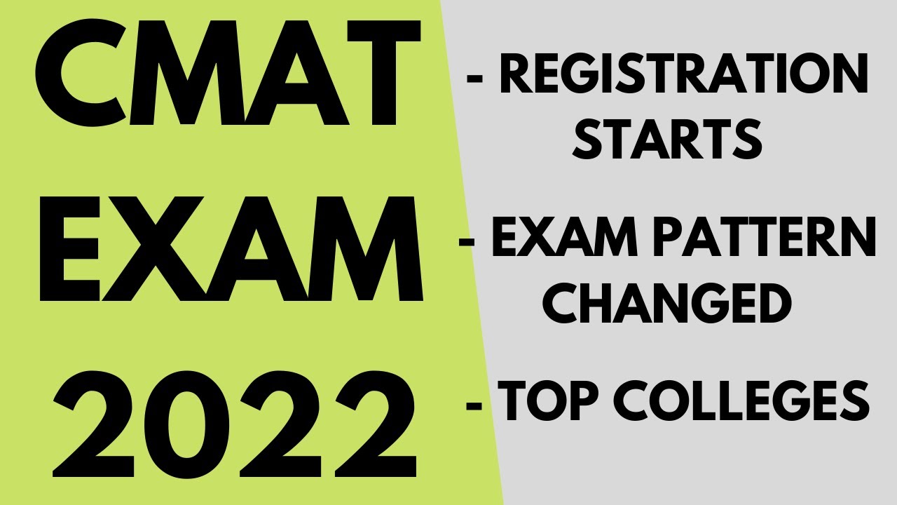 CMAT 2022 registration begins: CMAT exam pattern changed, Top colleges, Score Vs. Percentile