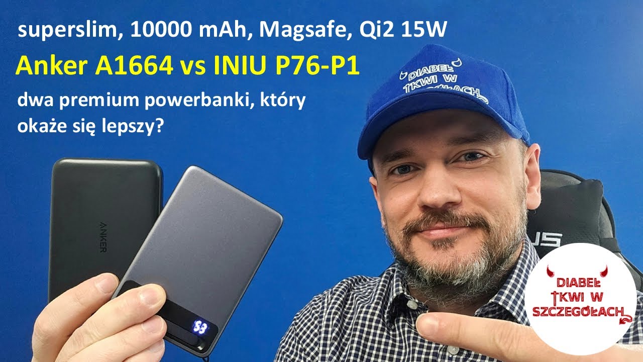 Iniu P76 P1 vs Anker A1664 test dw&oacute;ch premium superslim PowerBank
