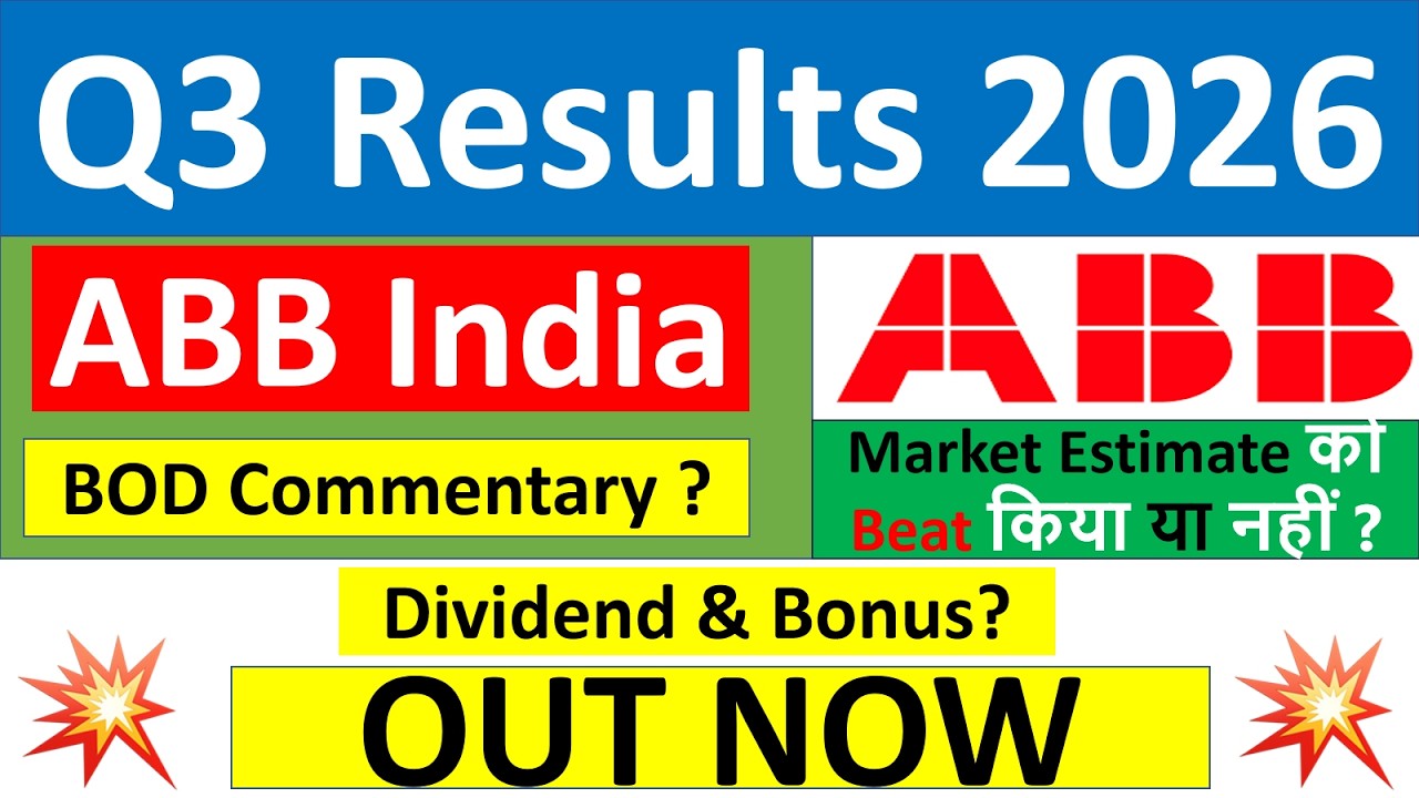 ABB India q3 results 2026 | ABB India results today | ABB India Share News | ABB India latest news