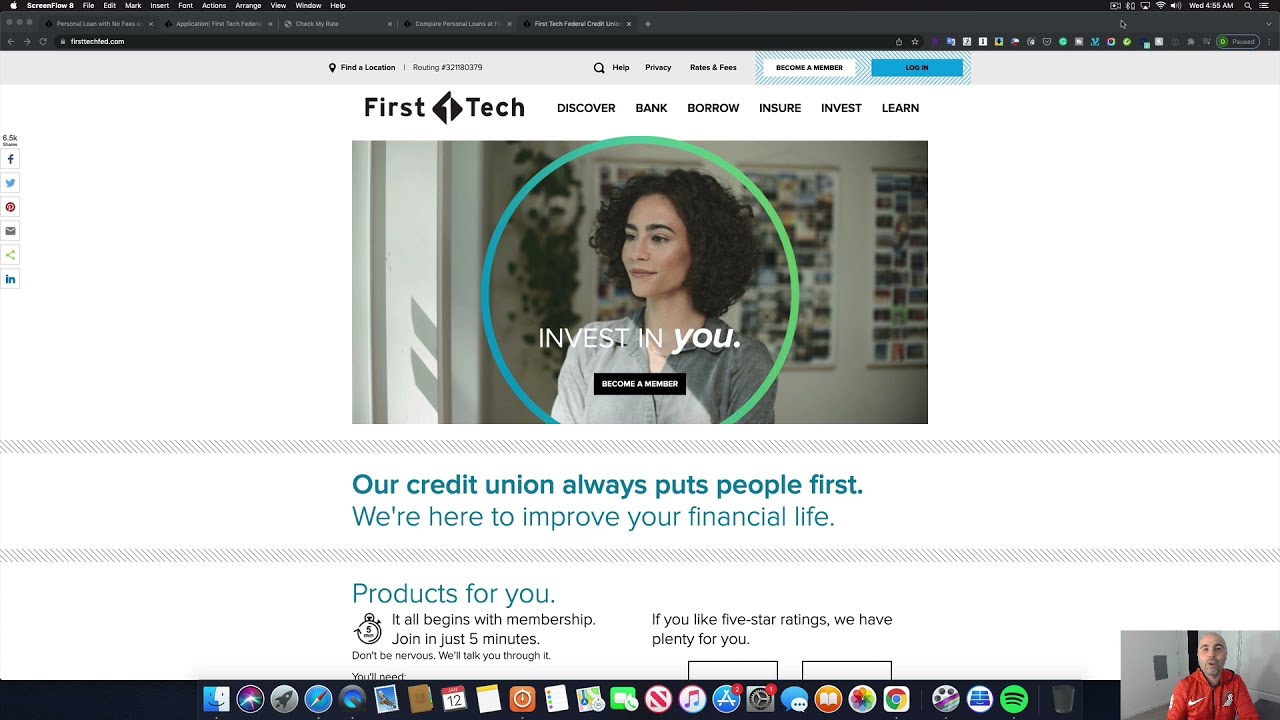 Soft Pull Personal Loans: First Tech Federal Credit Union ($50,000 Limits)