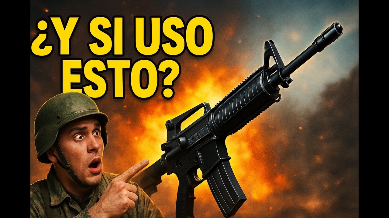 combiné la striker 45 con el sniper fúsil de tres lineas