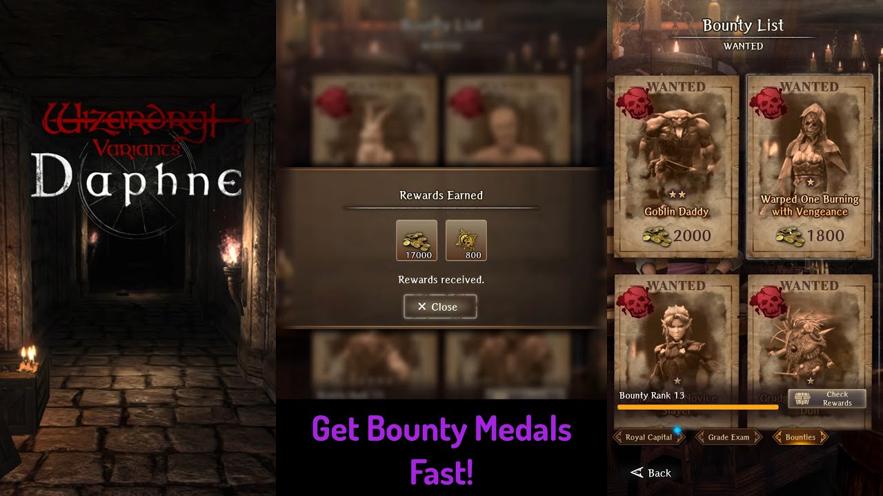 Best and Fastest Ways to Get More Bounty Medals — Wizardry Variants Daphne ウィザードリィ ヴァリアンツ ダフネ
