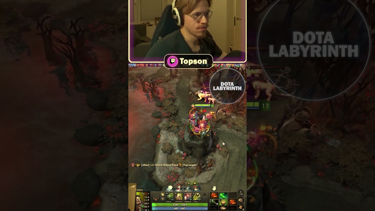Topson Was Literally Trolled & Outplayed by Enemy Bane in Dota 2 #dota2 #gaming #outplay