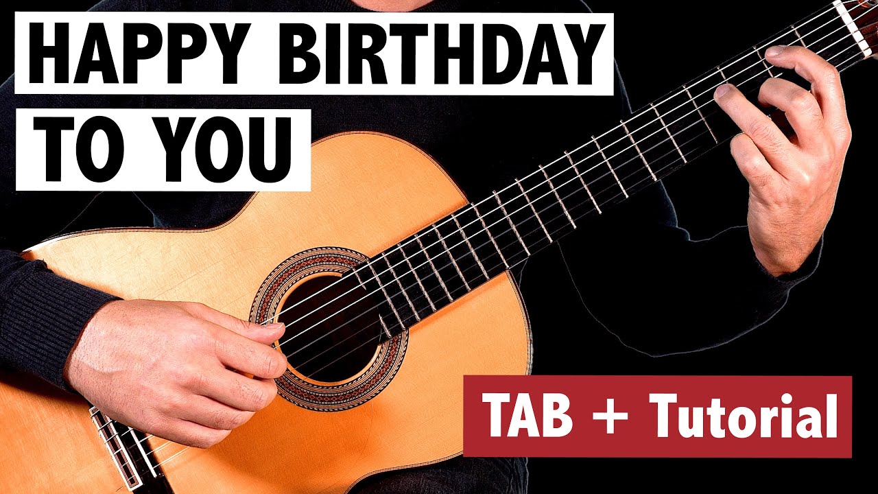 Happy Birthday to You - EASY Guitar Lesson