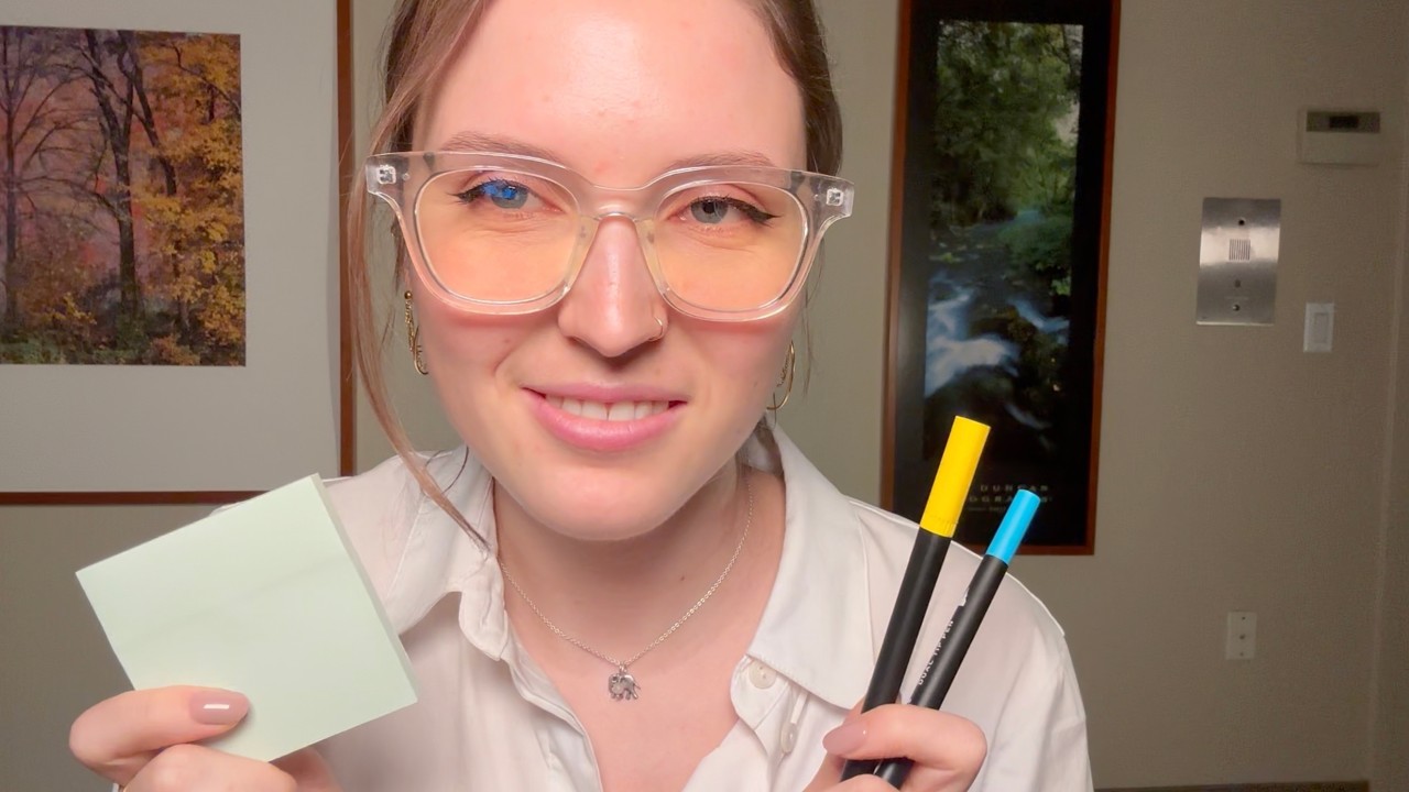 ASMR Personal Assistant Organizes Your Life ✏️