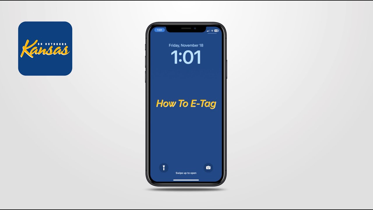 How to E-Tag - Go Outdoors KS mobile app