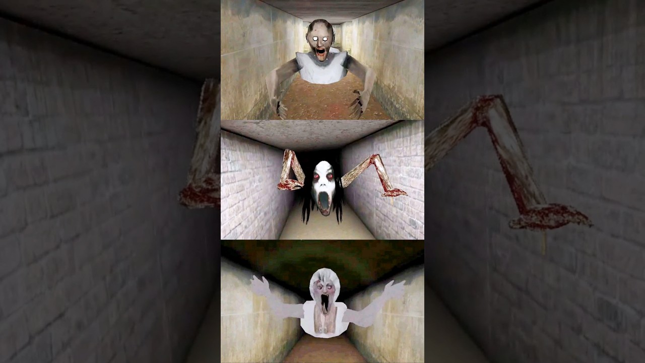 Dvloper Games Flying Jumpscares | Granny Vs Slendrina Vs Slendrina's Mom