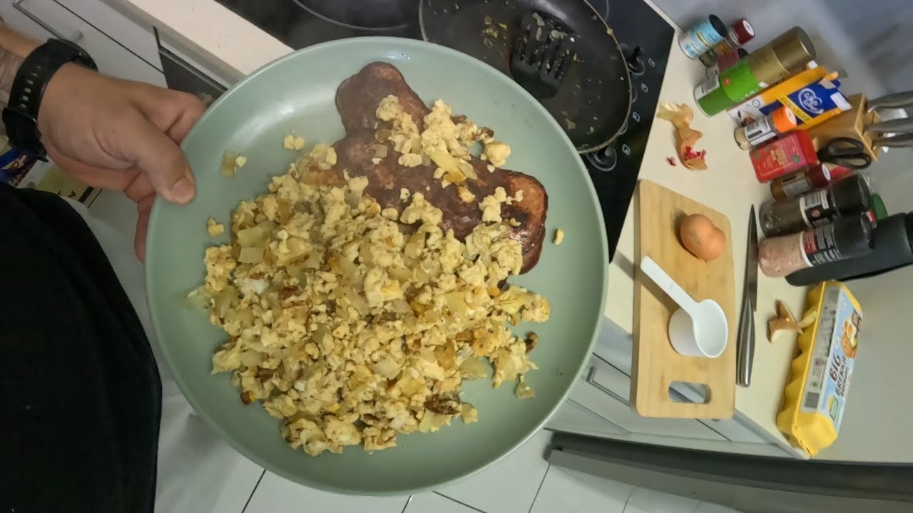 just cooking breakfast