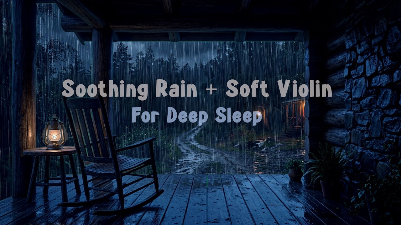 Calming Rain and Soft Violin 🎻🌧️ for Deep Sleep and Restful Dreams