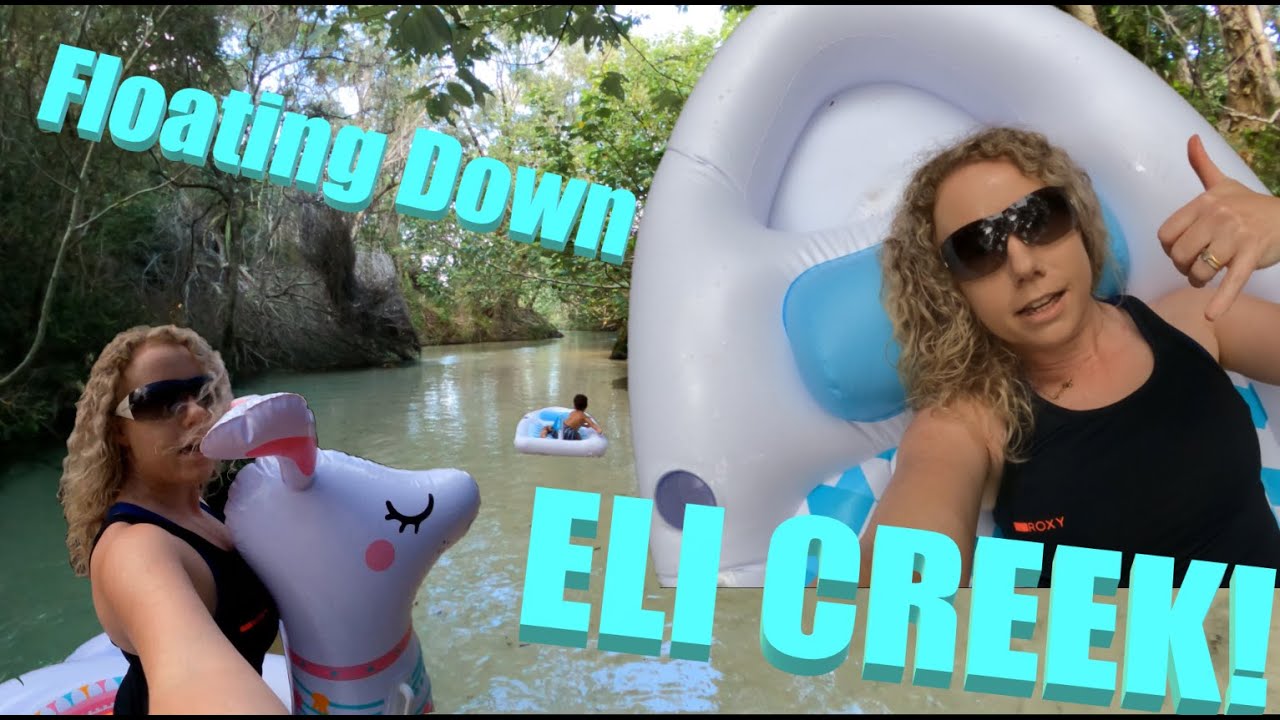 Floating down ELI CREEK K'GARI (Fraser Island) fresh water creek!