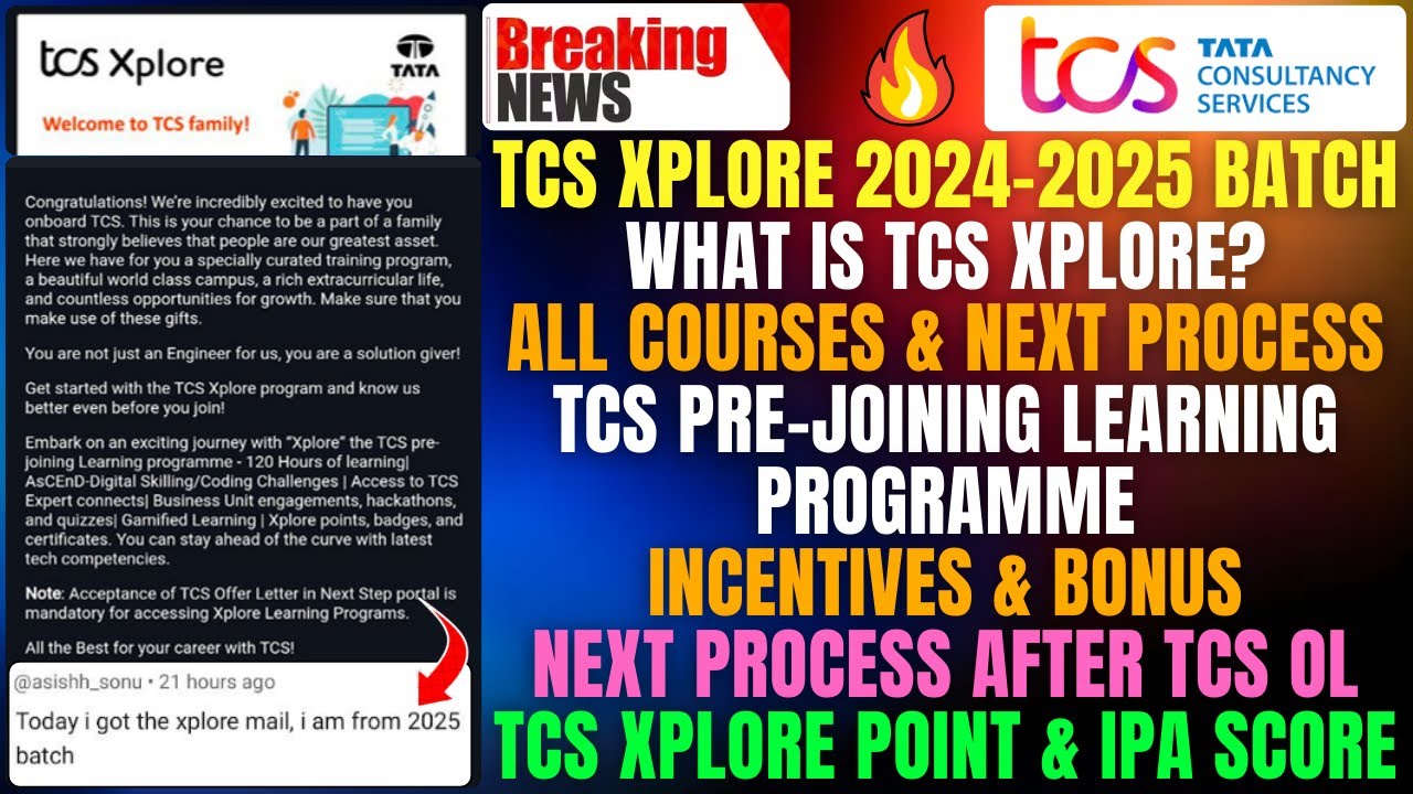 🔥TCS Xplore 2025 | What is TCS Xplore | XP, LP Point | IPA Score | Next Process After OL & Before JL