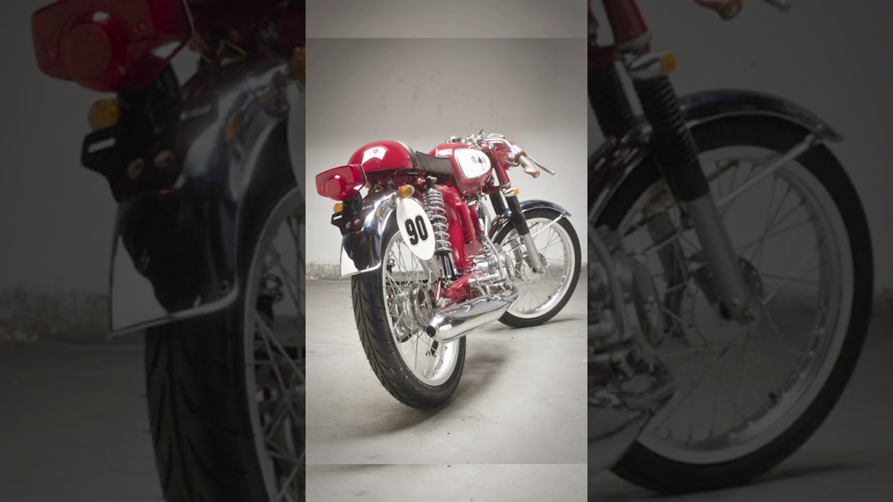 caferacer Astra S90 1969 merah - inspiration for modif Honda Astra S90 #shorts #astra #honda #modif