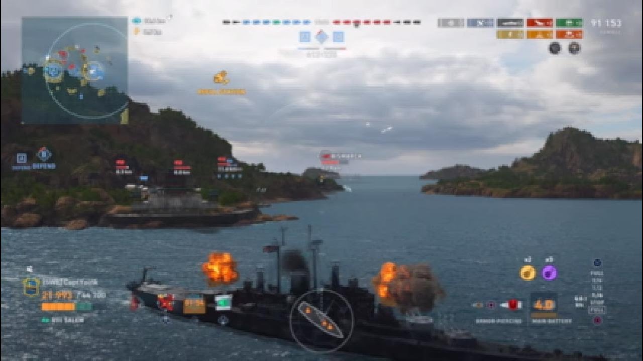 World Of Warships: Legends - Salem When The Reds Give You That Sweet Broadside