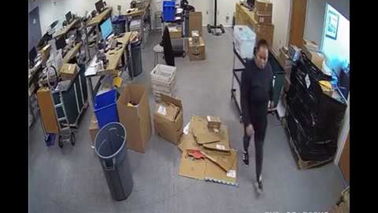 Workplace Fall Captured on Security Camera || ViralHog