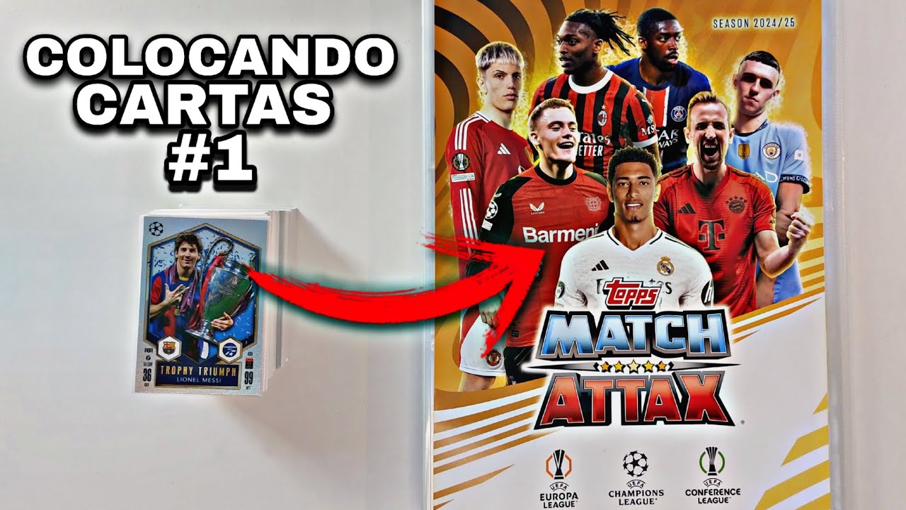 COLOCANDO CARTAS de MATCH ATTAX 2024-25!!! #1