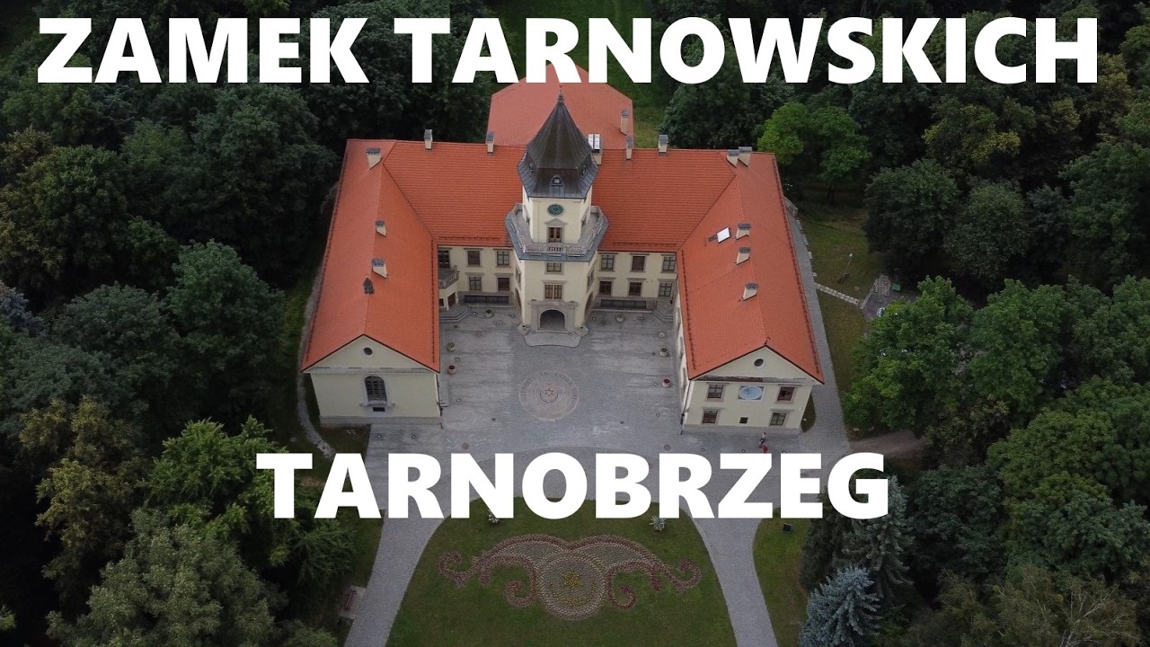 TARNOBRZEG: Zamek Tarnowskich w Dzikowie z Drona 🏰 Museum in Dzików Castle Dron 4K