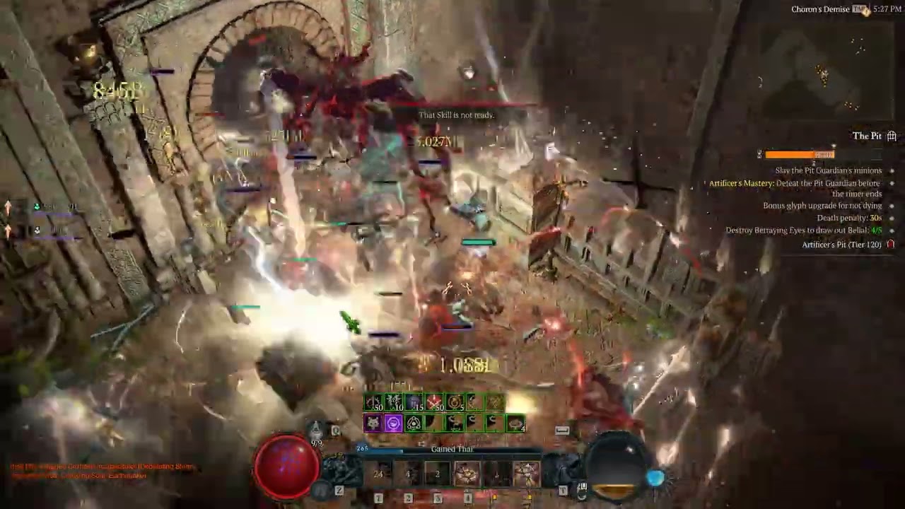 Diablo 4 pit 120 paladin gameplay