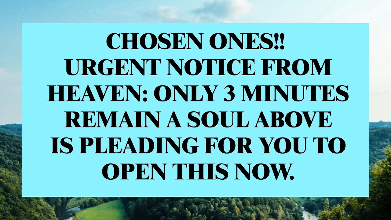 Emergency From Heaven: 3 Minutes Left — A Soul Is Calling Your Name