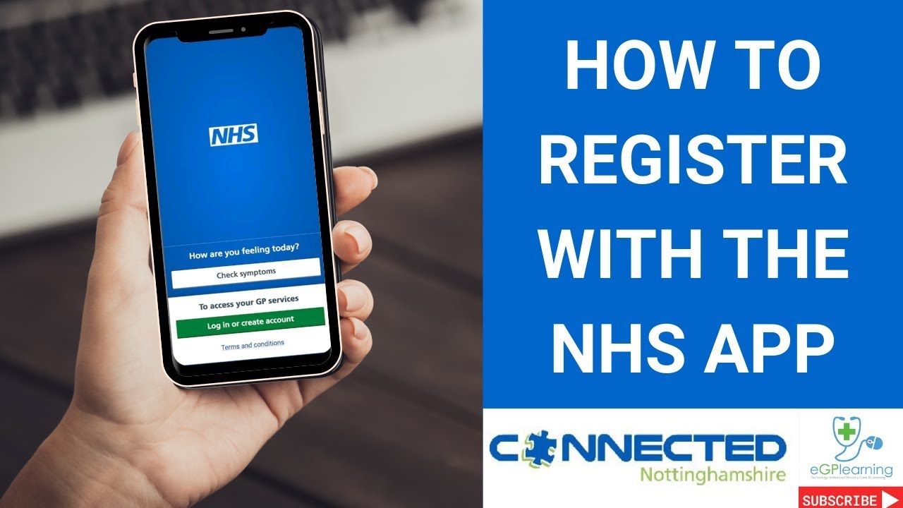 Как зарегистрироваться в приложении NHS