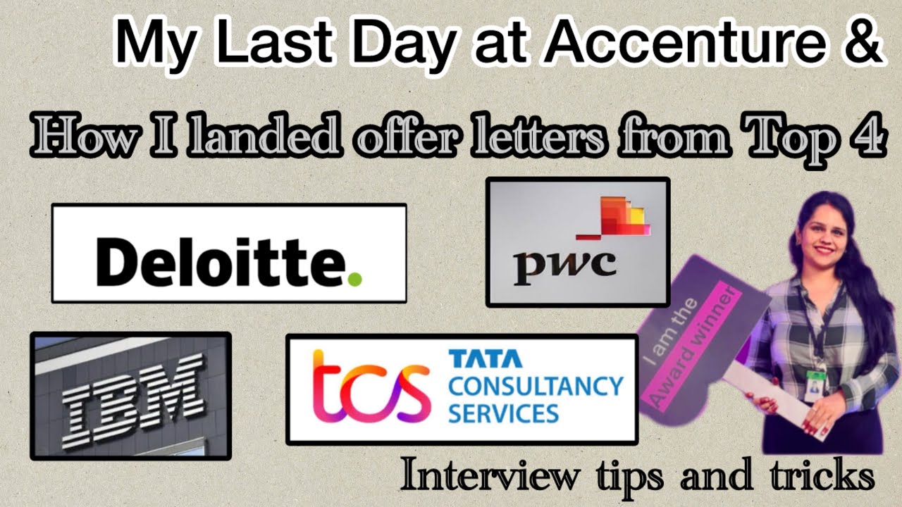 How I Landed Offers from PWC, Deloitte, TCS & IBM: My Interview Journey and Last Day at Accenture