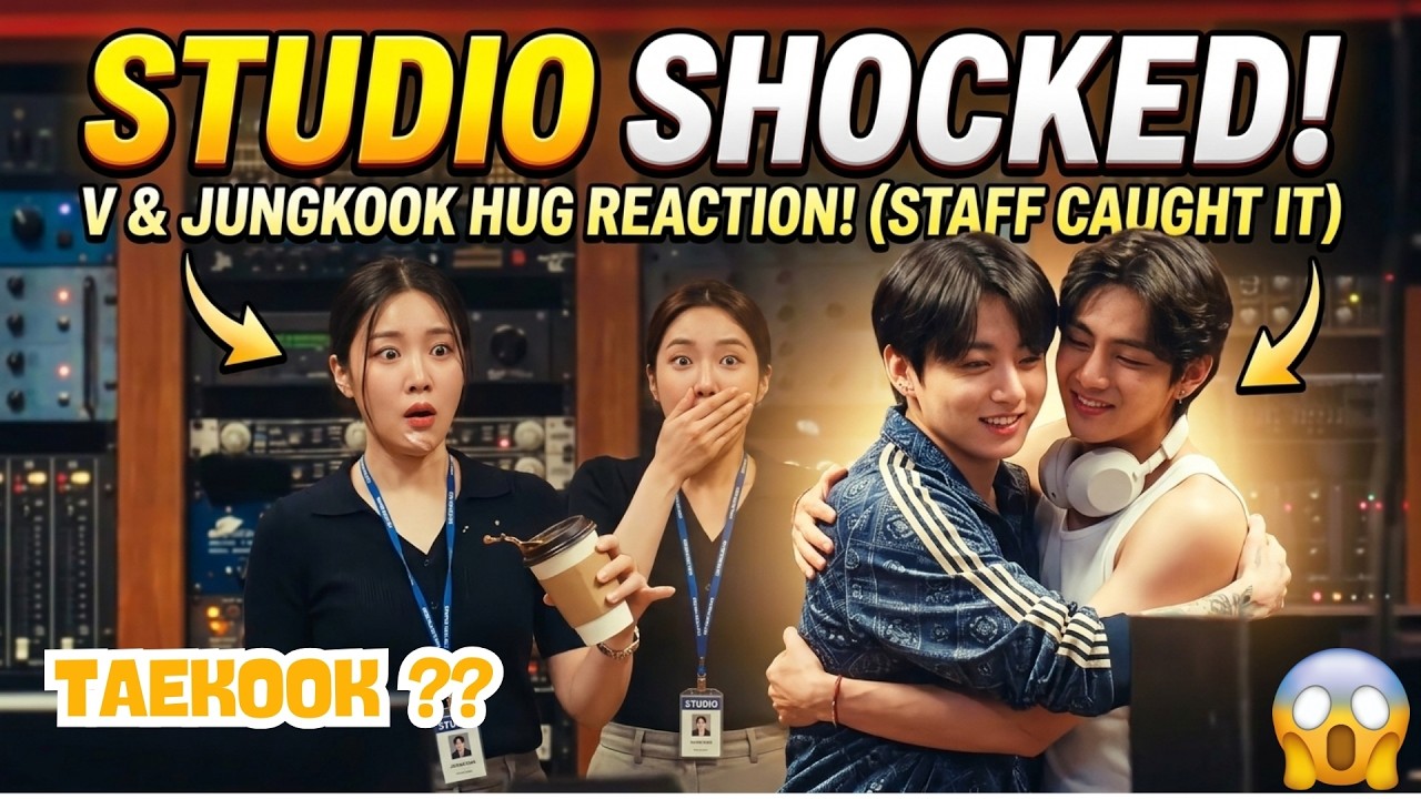 😱 STAFF REACTIONS ! Watching TAEHYUNG & JUNGKOOK Hug in the Studio ?
