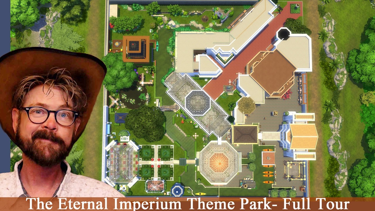 The Sims 4: The Massive Eternal Imperium Victorian Theme Park - Full Tour and Walkthrough