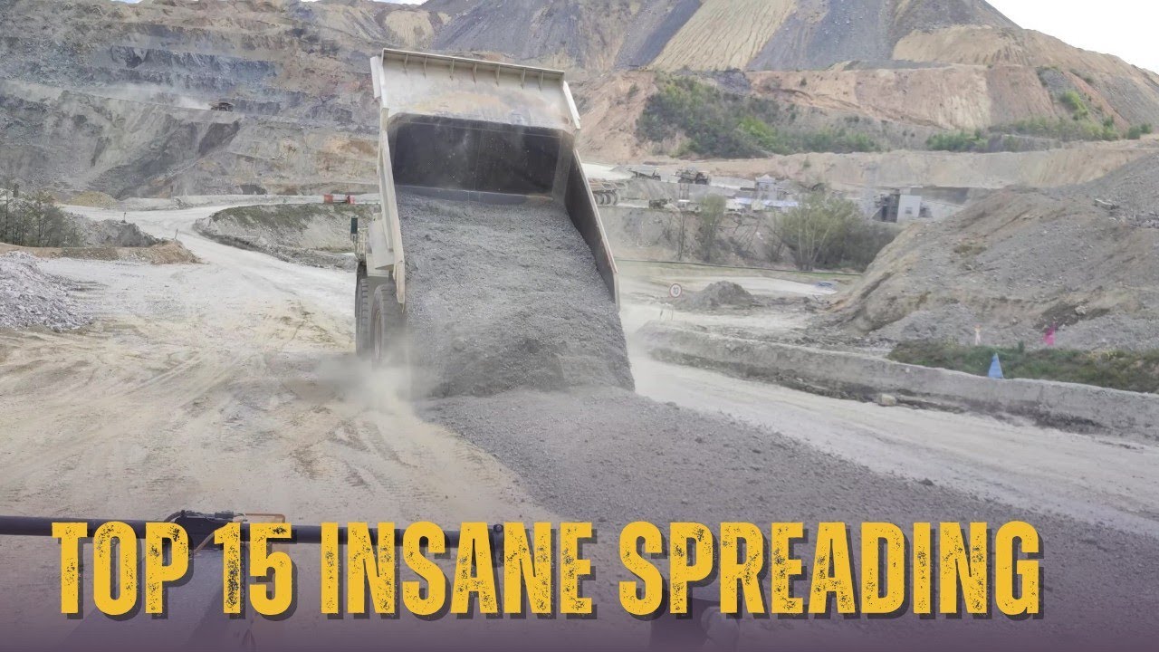 TOP 15 Most Insane Haul Truck Spreading You Ever Seen