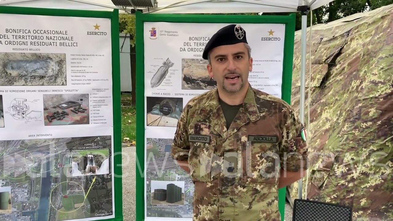 Segrate, bonifica degli ordigni bellici risalenti della Seconda Guerra Mondiale
