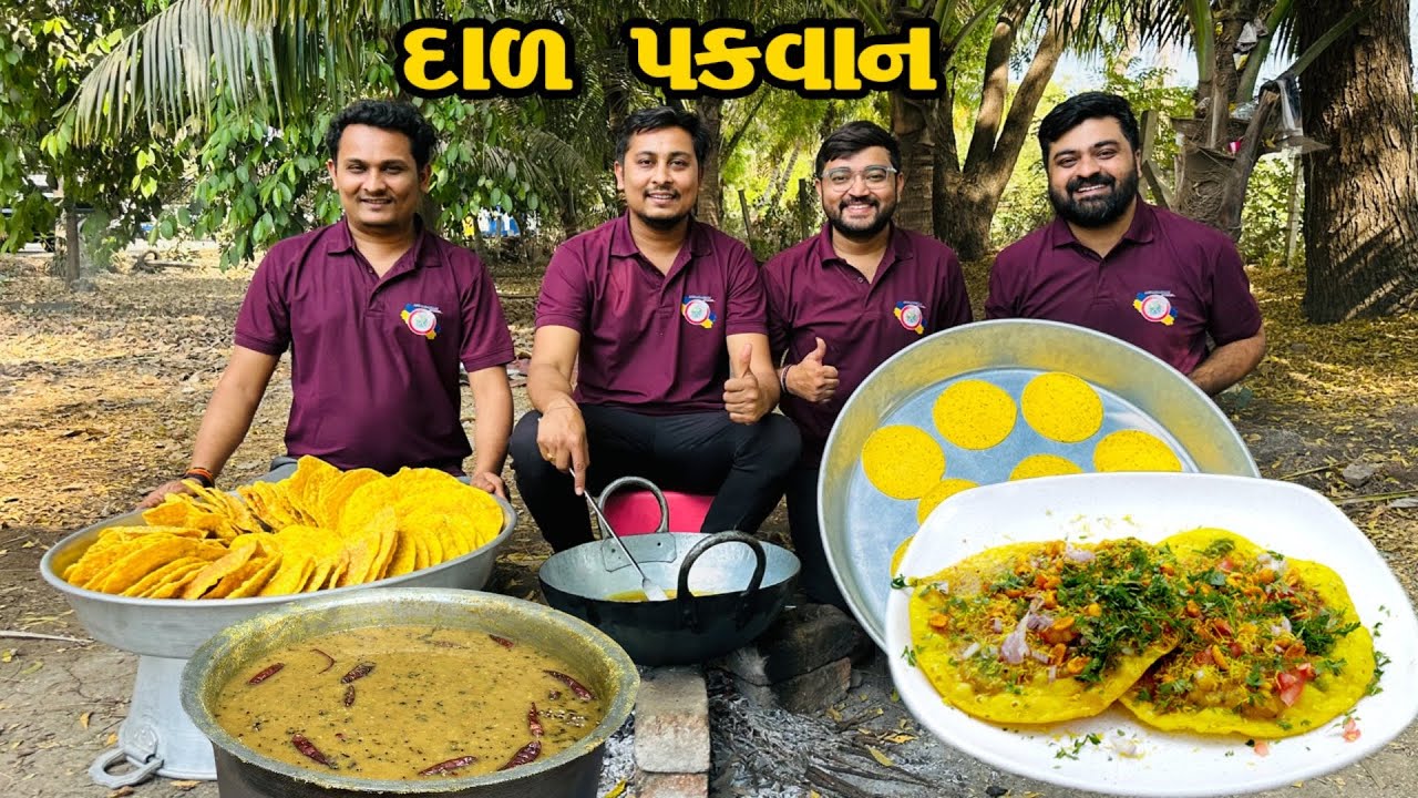 DAL PAKWAN | Sindhi Style Dal Pakwan Recipe | Village Style Dal Pakwan in Large Quantity | Seva