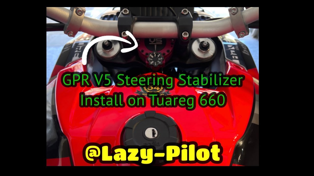Aprilia Tuareg GPR V5 Steering Stabilizer Install