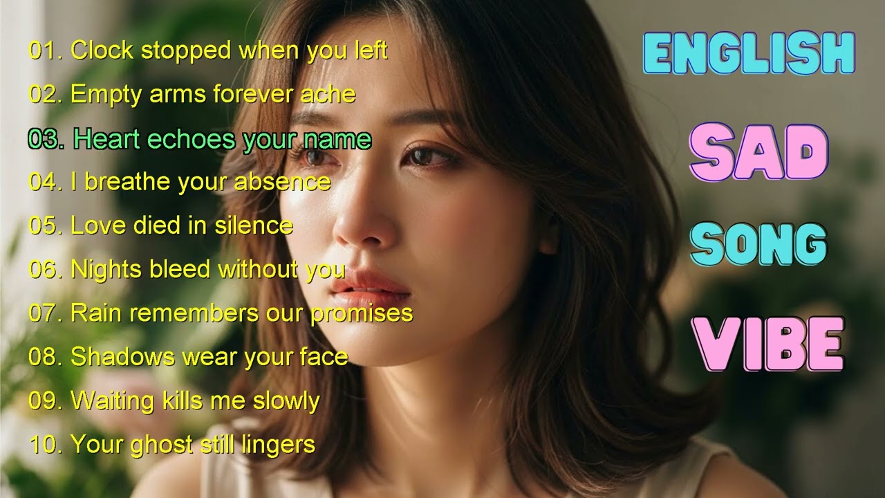 Chea Nisa - Sad English Songs Playlist 💔 | Heartbroken Vibes, Emotional Love Songs, Lonely Nights