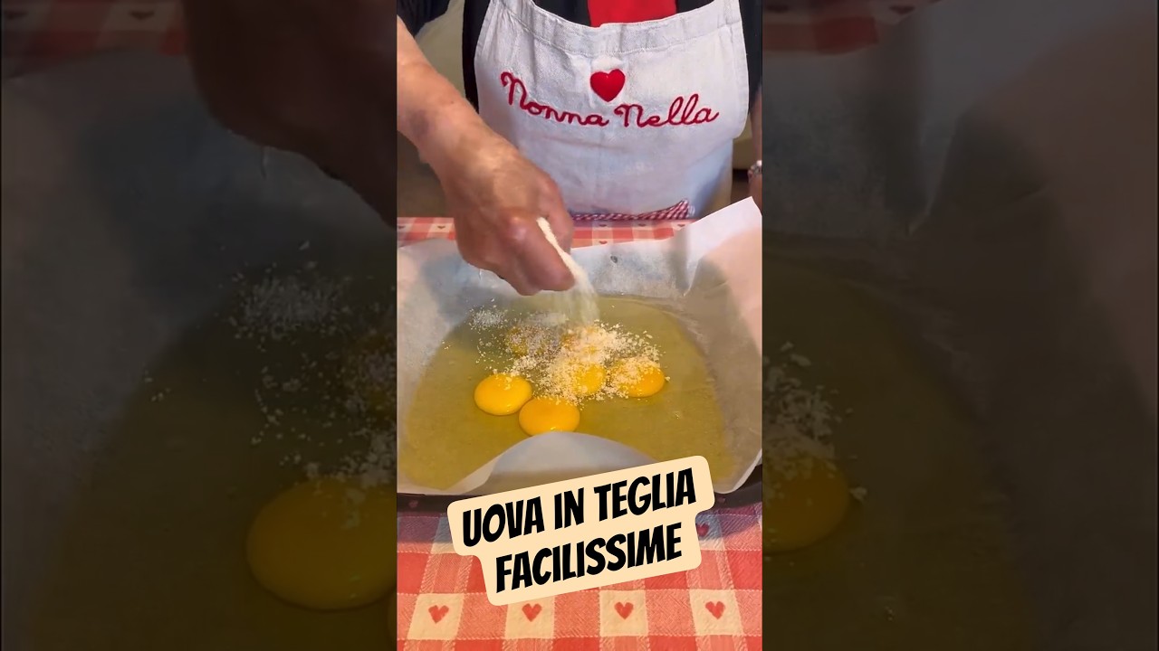 Uova in teglia golosissime  #ricette #perte #food #cucina #recipe