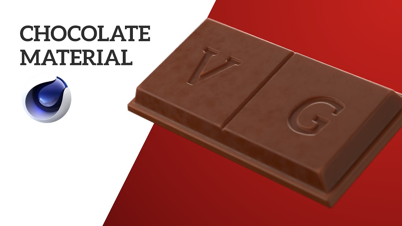 Como crear material de Chocolate en Cinema 4D 🍫