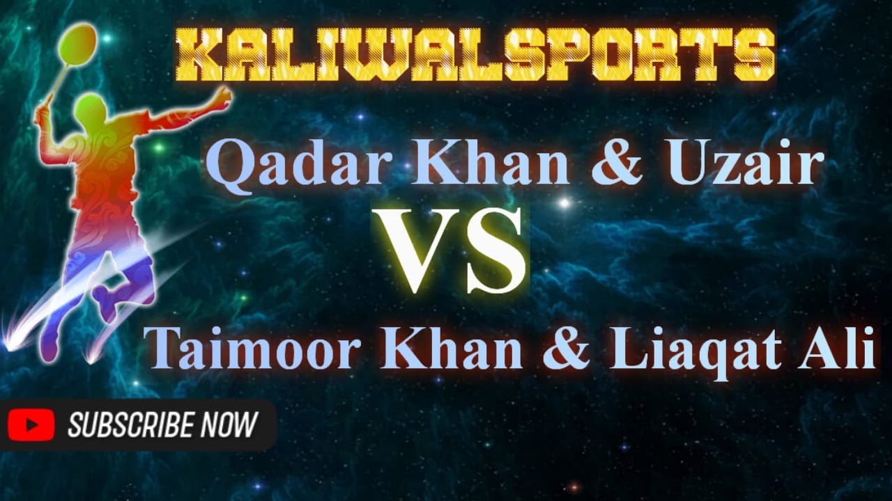 Qadar Khan & Uzair TAKE ON Taimoor & Liaqat Ali in EPIC Outdoor Badminton Match