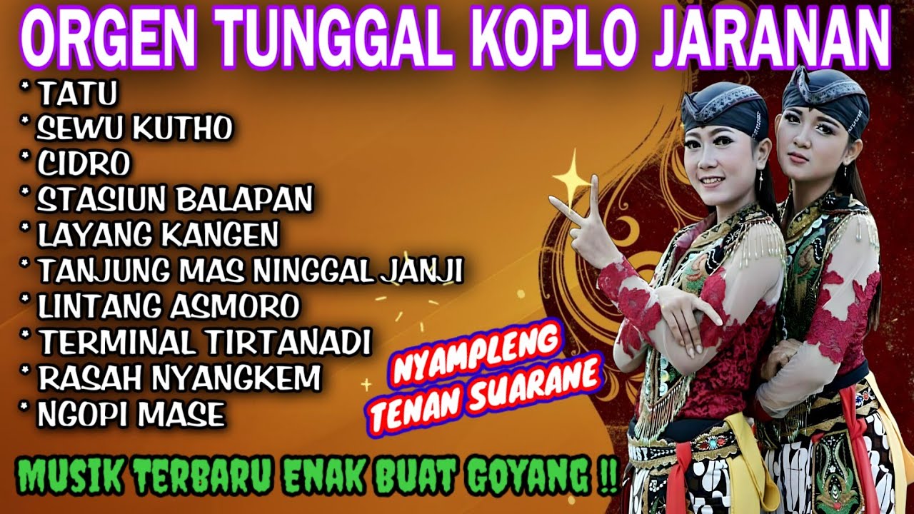 ORGEN TUNGGAL KOPLO JARANAN TANDY STUDIO❗KOPLO JARANAN ALBUM DIDI KEMPOT, TATU, SEWU KUTHO, CIDRO