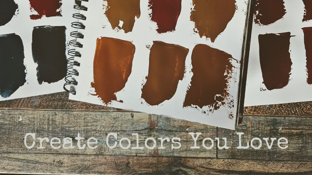 Acrylic Paint - Easy Color Mixing Demo: Choose 3 Colors