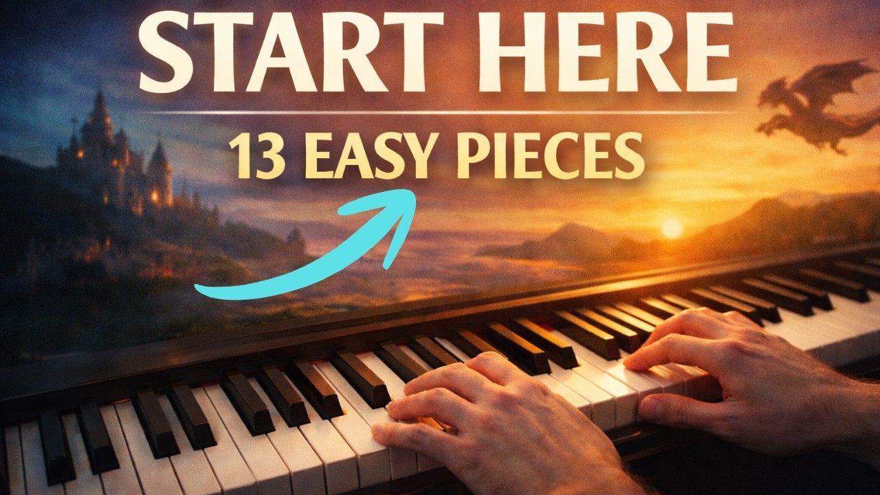 Fast & Easy Piano Tutorial Compilation - 13 Beautiful Pieces