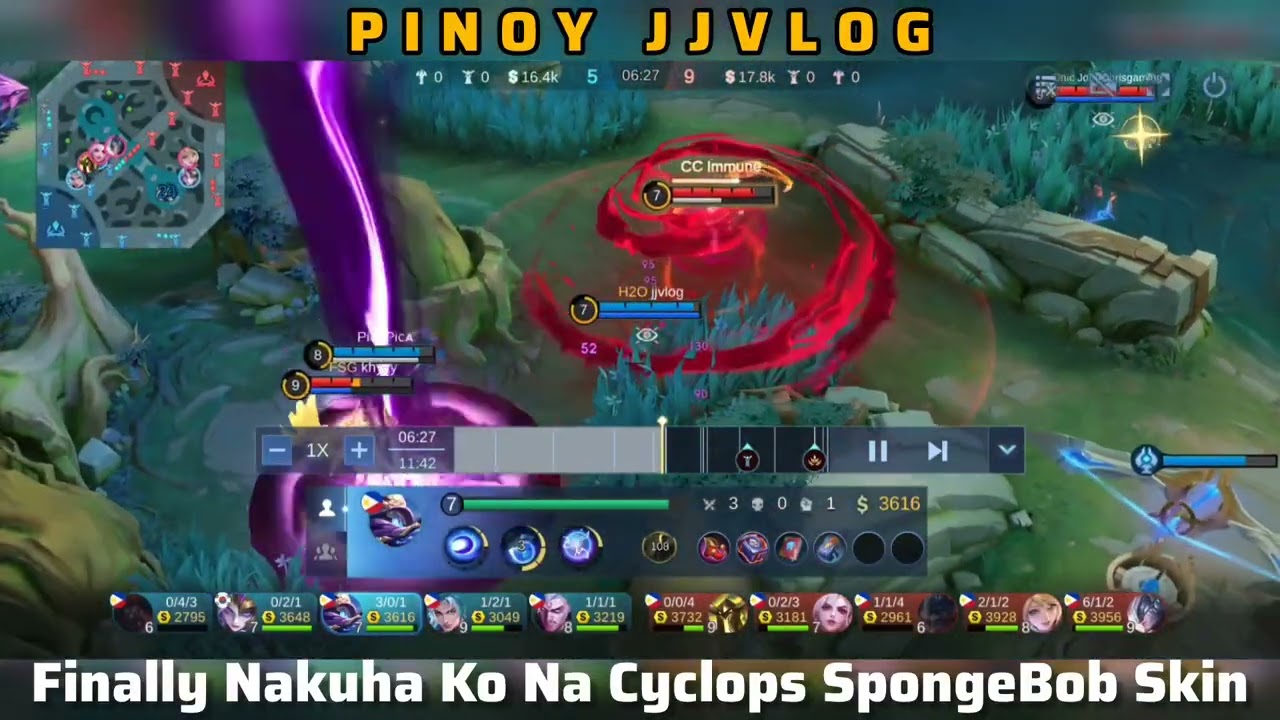 Наконец-то я получил скин Циклопа из «Губки Боба» в Mobile Legends Bang Bang ||