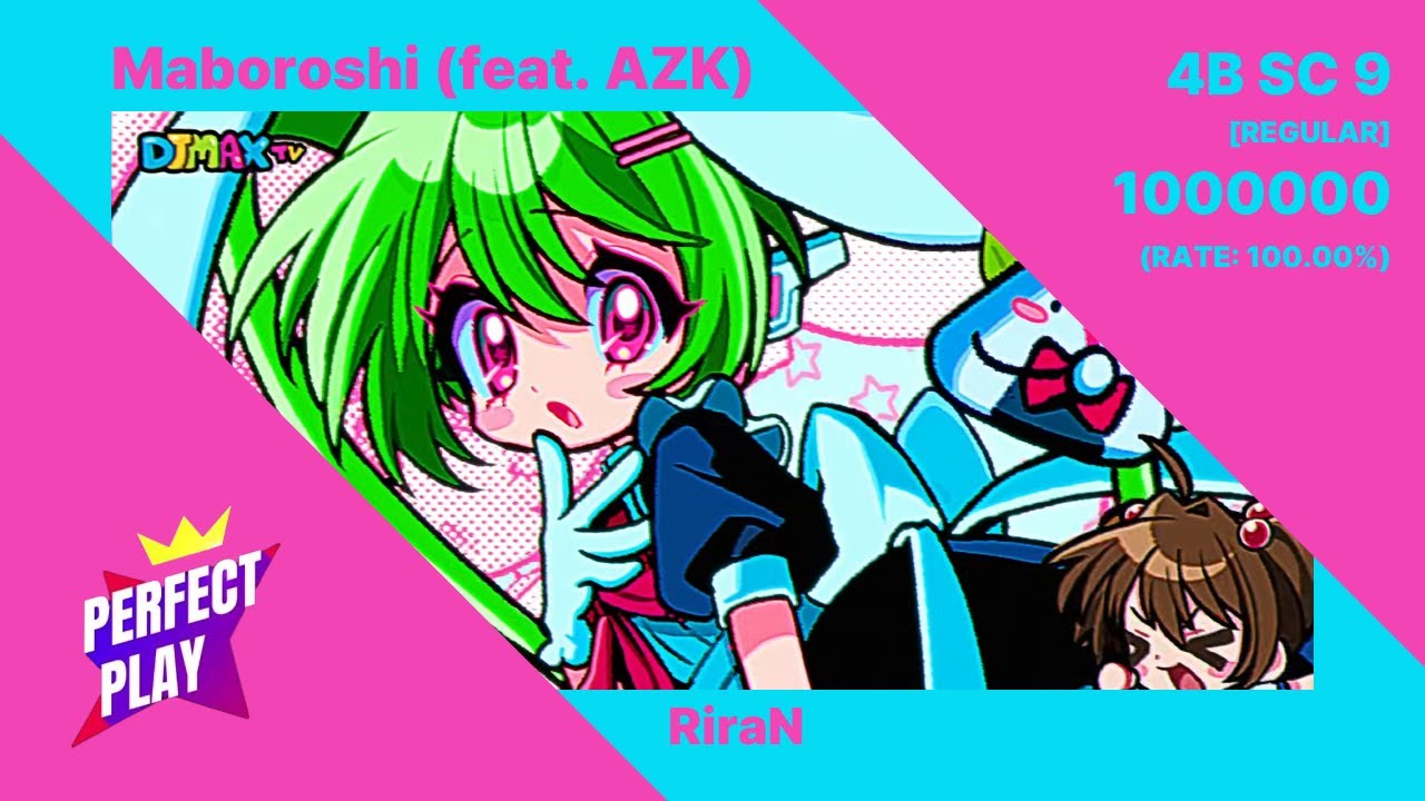 〚DJMAX RESPECT V〛Maboroshi (feat. AZK) - RiraN _ 4B SC 9 PERFECT PLAY