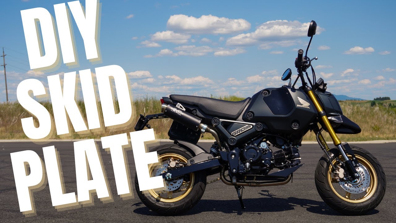 DIY Grom Skid Plate! | 2023 Grom Build Part 20